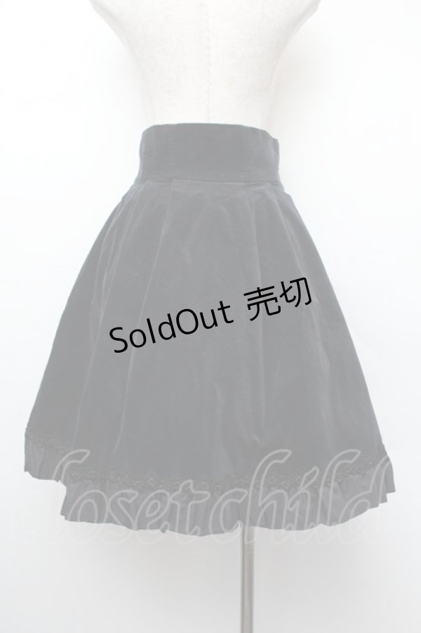 画像3: Moi-meme-Moitie / 別珍後ろ編み上げスカート(2001)  黒 S-26-01-13-055-MO-SK-AS-ZS (3)