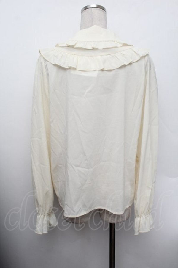 画像3: axes femme Kawaii / 3wayジャボ付きブラウス  キナリ S-26-01-13-006-AX-BL-HR-ZS (3)