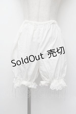 画像: LOLITA / ドロワーズ  白 S-26-01-13-059-LO-PA-AS-ZS