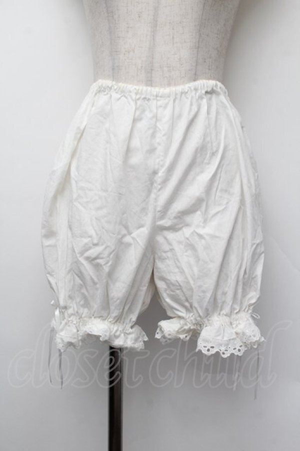 画像1: LOLITA / ドロワーズ  白 S-26-01-13-059-LO-PA-AS-ZS (1)