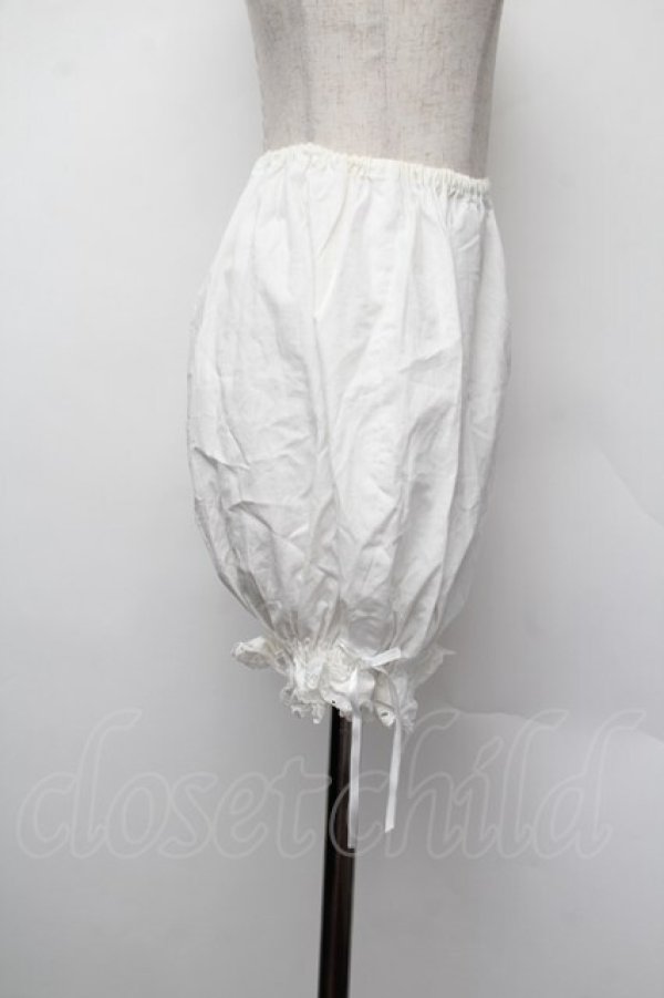 画像2: LOLITA / ドロワーズ  白 S-26-01-13-059-LO-PA-AS-ZS (2)