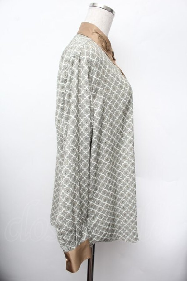 画像2: AXES-X / フランソアシャツ  グリーン S-26-01-13-007-LO-OP-HR-ZS (2)