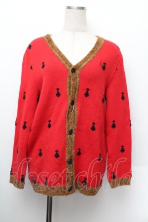 画像: ネバアランド / アルベリッヒカーディガン  赤 S-26-01-13-011-LO-TO-AS-ZS