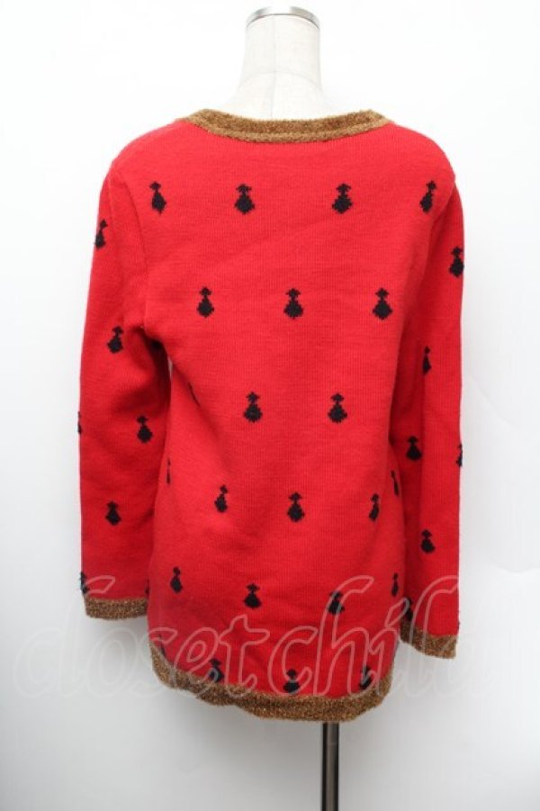 画像3: ネバアランド / アルベリッヒカーディガン  赤 S-26-01-13-011-LO-TO-AS-ZS (3)