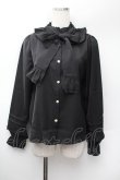 画像1: axes femme Kawaii / ピンタック袖デザインブラウス  黒 S-26-01-13-018-AX-BL-HR-ZS (1)