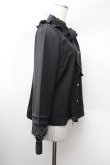画像2: axes femme Kawaii / ピンタック袖デザインブラウス  黒 S-26-01-13-018-AX-BL-HR-ZS (2)