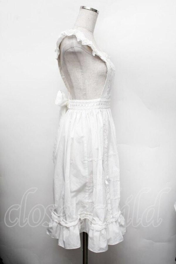 画像2: Innocent World / 大人になったアリスドレスエプロン  白 S-26-01-13-022-IW-OP-HR-ZS (2)