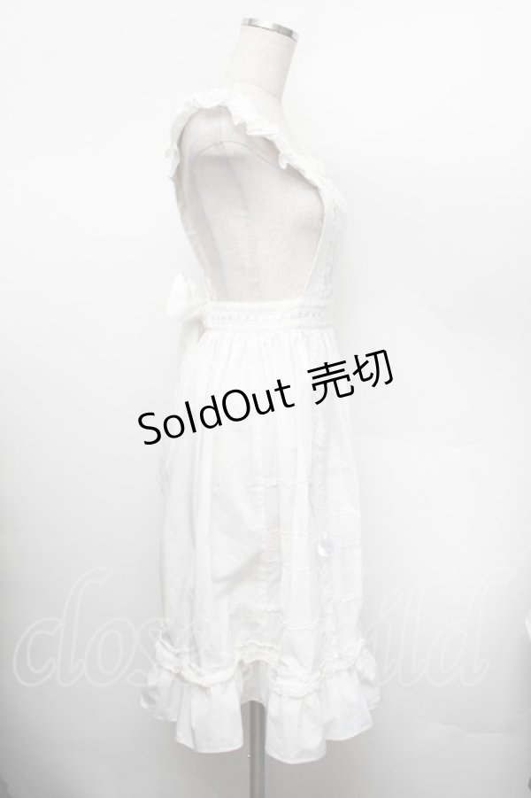 画像2: Innocent World / 大人になったアリスドレスエプロン  白 S-26-01-13-022-IW-OP-HR-ZS (2)