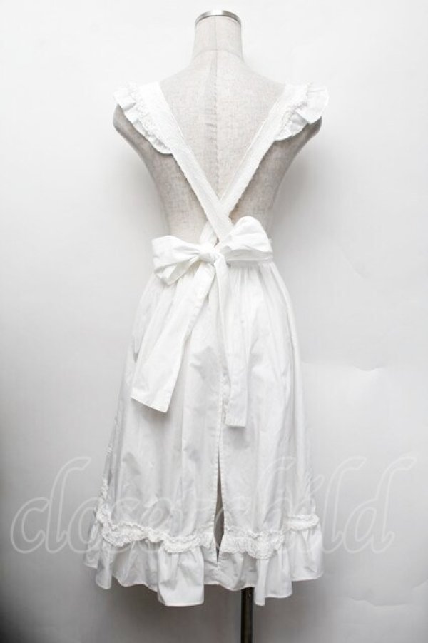 画像3: Innocent World / 大人になったアリスドレスエプロン  白 S-26-01-13-022-IW-OP-HR-ZS (3)