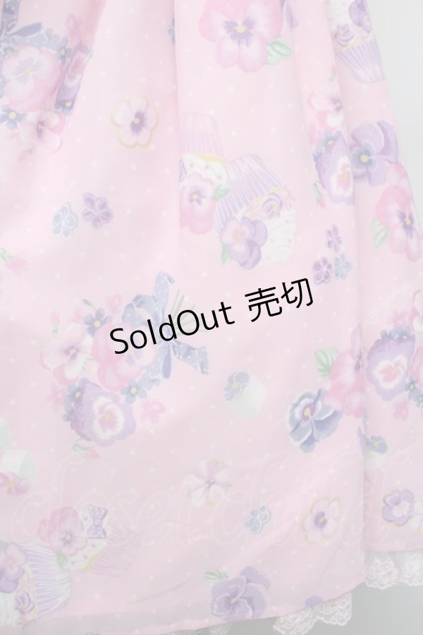画像4: Angelic Pretty / Sweetie Violetジャンパースカート  ピンク S-26-01-13-027-AP-OP-HR-ZS (4)