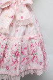 画像4: Angelic Pretty / ティアラローズティアードジャンパースカート  ピンク S-26-01-13-028-AP-OP-HR-ZS (4)