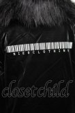 画像3: NieR Clothing / ファーブルゾン  黒 S-26-01-14-027-PU-CO-HR-ZS (3)
