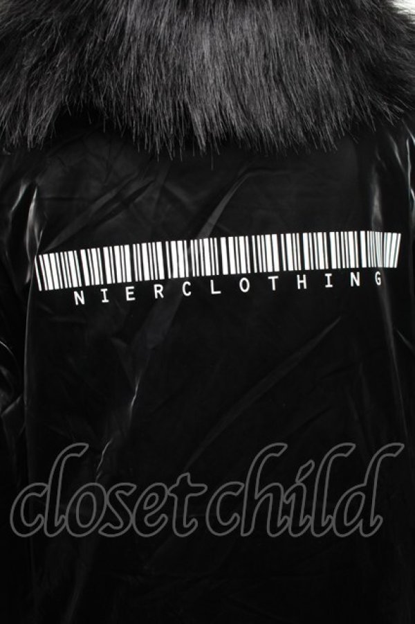 画像3: NieR Clothing / ファーブルゾン  黒 S-26-01-14-027-PU-CO-HR-ZS (3)