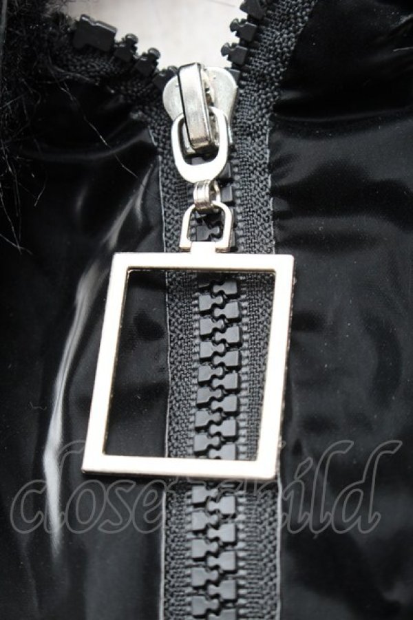 画像7: NieR Clothing / ファーブルゾン  黒 S-26-01-14-027-PU-CO-HR-ZS (7)