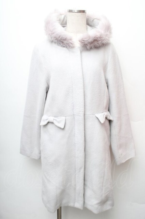 画像1: LIZ LISA / フード付きファーコート  サックス S-26-01-14-033-LO-BL-HR-ZS (1)