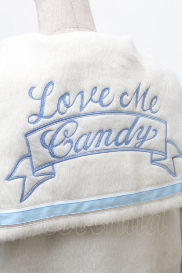 画像4: Candy Stripper / セーラーコート  白ｘサックス S-26-01-14-004-PU-CO-AS-ZS (4)