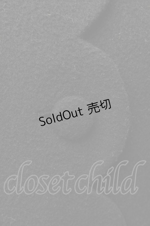 画像5: Pina sweetcollection / バックレースアップスカラップコート  黒 S-26-01-14-038-LO-ZA-HR-ZS (5)