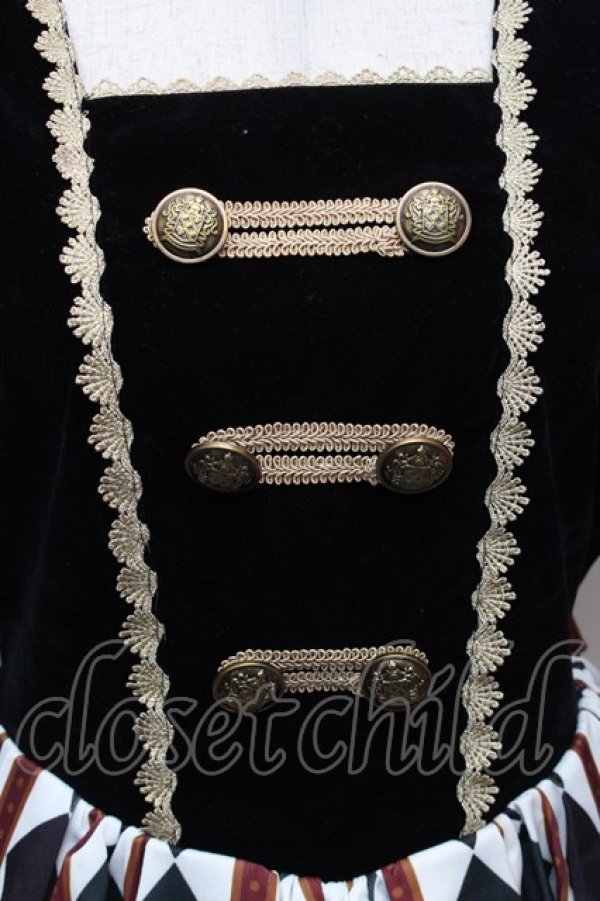 画像4: axes femme kawaii / ドールズサーカスワンピース  黒ｘ赤 S-26-01-14-040-AX-OP-AS-ZS (4)