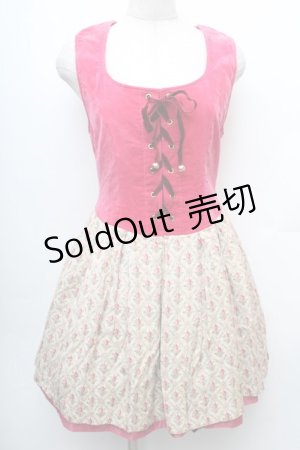 画像: Jane Marple / 切替ワンピース  ピンク S-26-01-14-041-JM-OP-AS-ZS