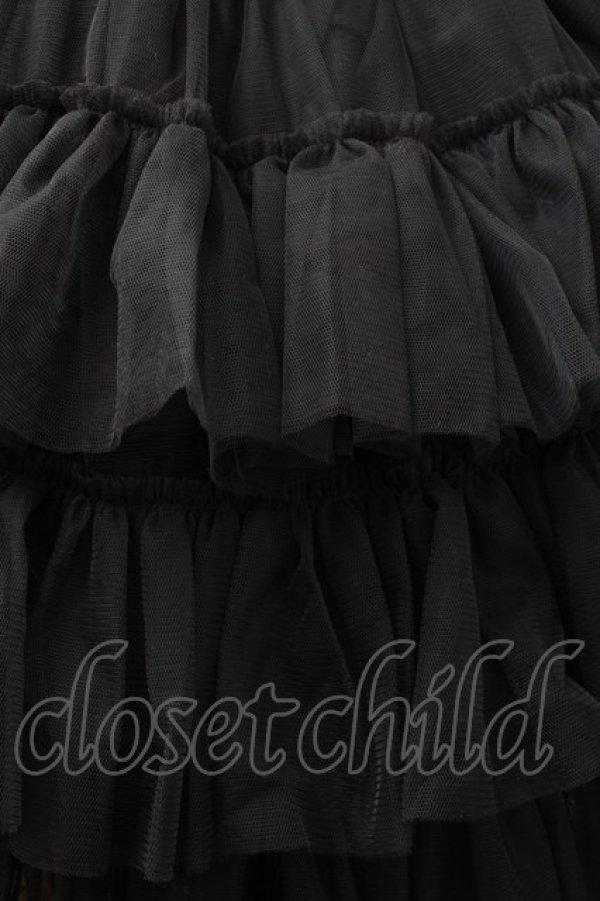 画像3: AND ROMEO / 超ボリュームパニエ  黒 S-26-01-14-043-LO-SK-AS-ZS (3)