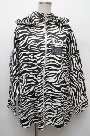 画像: KRY CLOTHING / ゼブラ柄ジャケット  黒ｘ白 S-26-01-14-007-EL-CO-HR-ZS