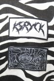 画像4: KRY CLOTHING / ゼブラ柄ジャケット  黒ｘ白 S-26-01-14-007-EL-CO-HR-ZS (4)