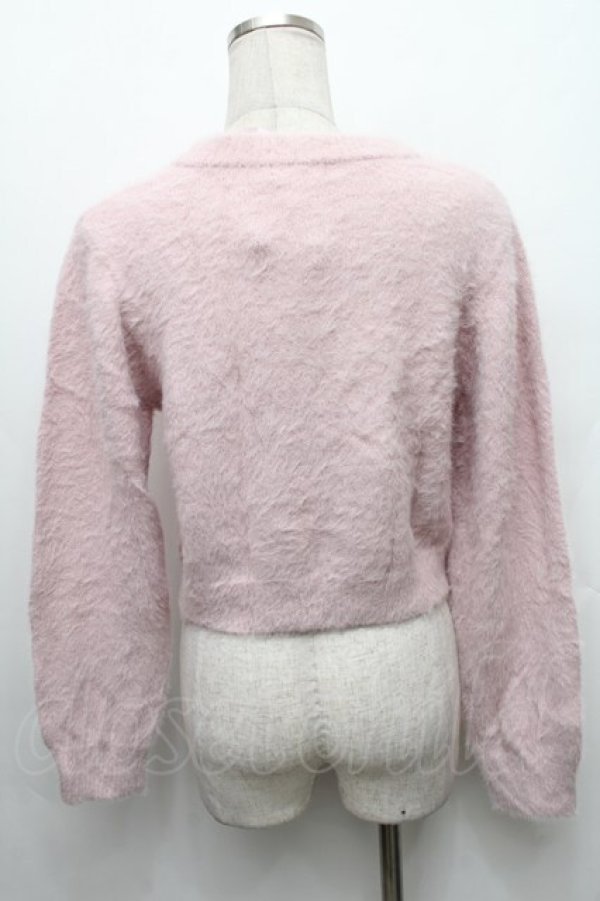 画像2: m petit by misako / リボンカーディガン  ピンク S-26-01-14-011-LO-TO-HR-ZS (2)