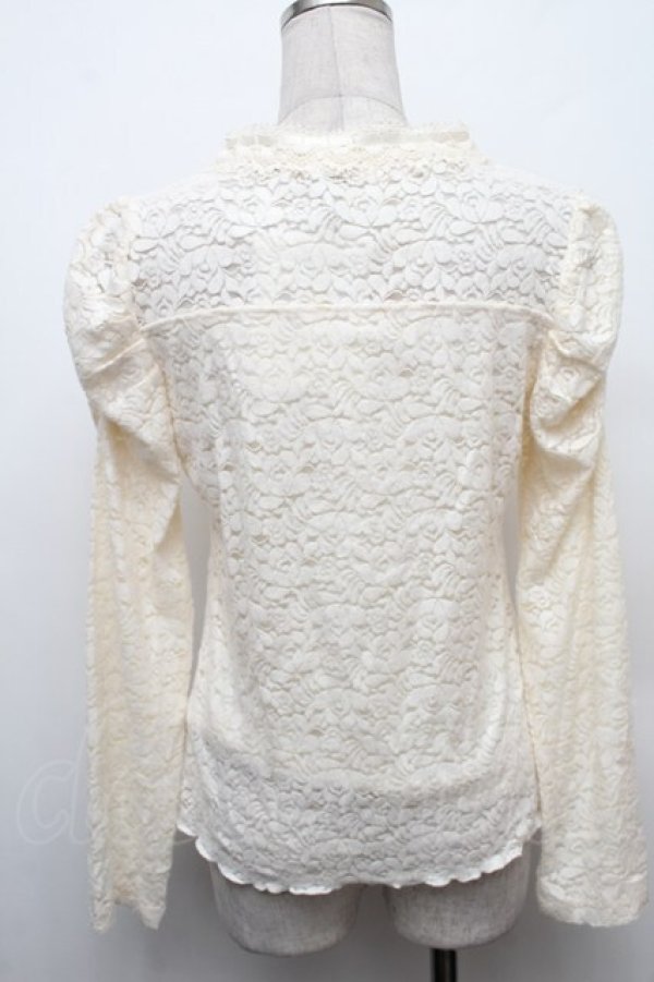 画像2: axes femme / 起毛レーストップス  オフ S-26-01-14-002-AX-TO-AS-ZS (2)