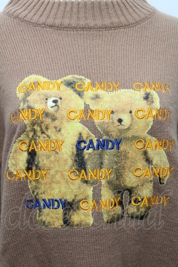 画像3: Candy Stripper / ワッペンニット  ベージュ S-26-01-14-012-PU-TO-AS-ZS (3)