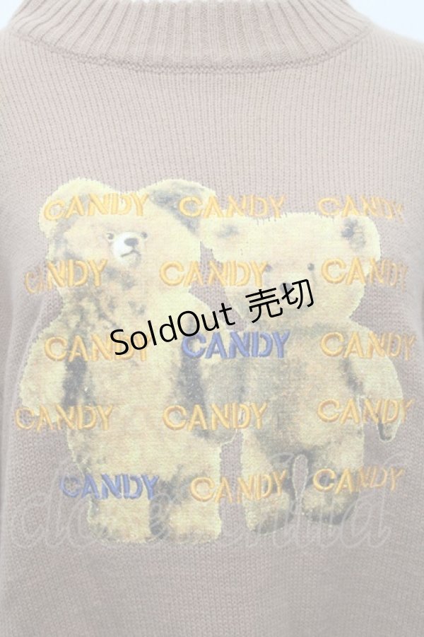 画像3: Candy Stripper / ワッペンニット  ベージュ S-26-01-14-012-PU-TO-AS-ZS (3)
