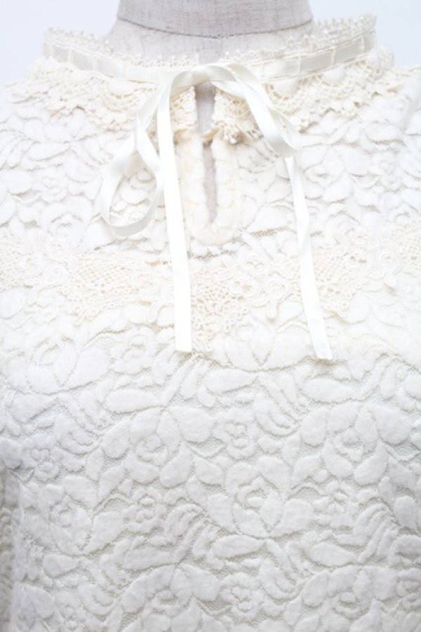 画像3: axes femme / 起毛レーストップス  オフ S-26-01-14-002-AX-TO-AS-ZS (3)