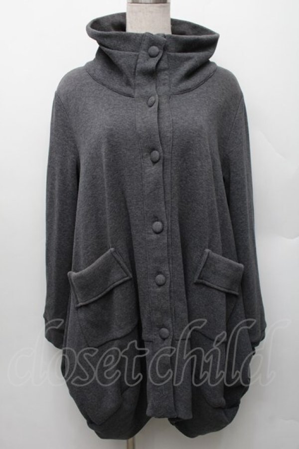 画像1: ALGONQUINS / 裏起毛カーディガン  グレー S-26-01-14-017-AL-TO-HR-ZS (1)