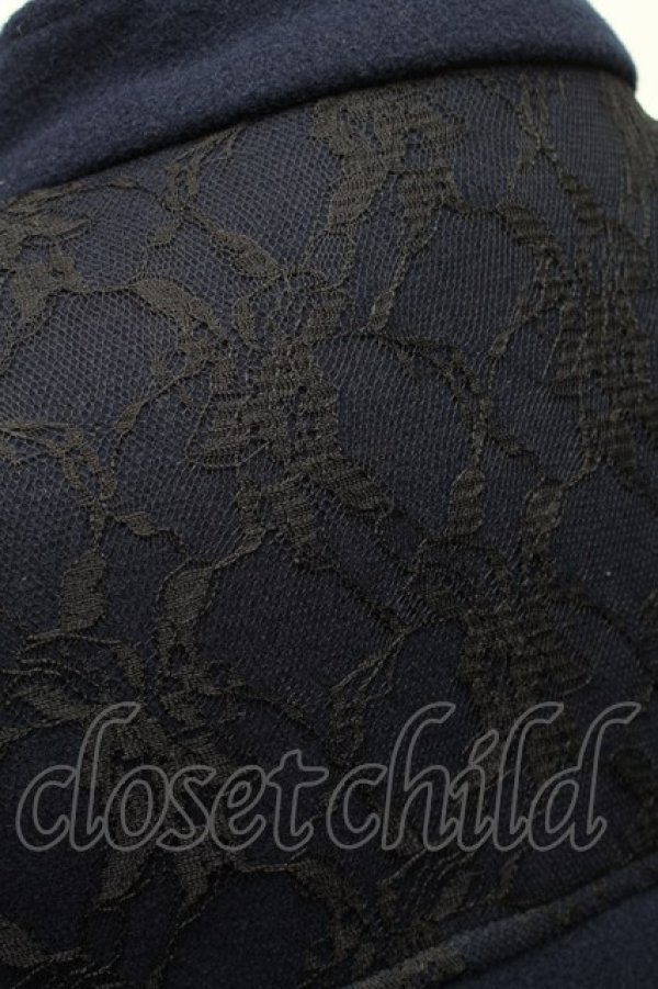 画像3: axes femme / ナポレオンマント風コート M ネイビー S-26-01-14-019-AX-CO-TE-ZS (3)