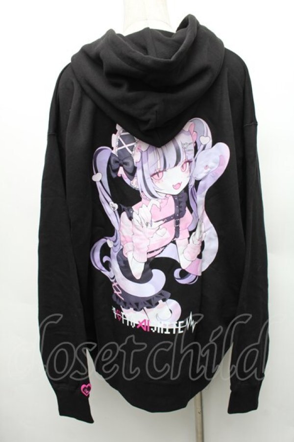 画像2: MOTTOAISHITE / モット愛シテパーカー  黒 S-26-01-14-021-LO-SK-AS-ZS (2)