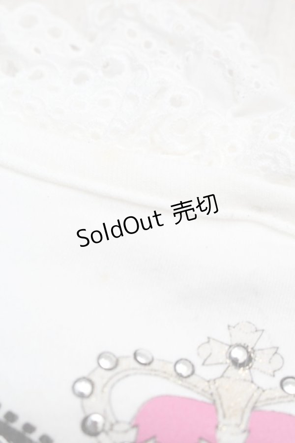 画像3: BABY,THE STARS SHINE BRIGHT / Distortion NANA CHARMMY Tシャツ  白 S-26-01-15-003-BA-TO-AS-ZS (3)