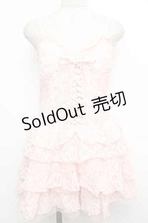 画像: LIZ LISA / レースキャミワンピース  ピンク S-26-01-15-042-LO-OP-AS-ZS