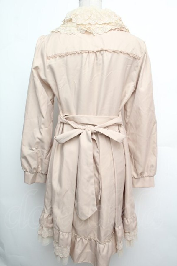 画像2: axes femme / レーシートレンチコート  ベージュ S-26-01-15-047-AX-CO-HR-ZS (2)