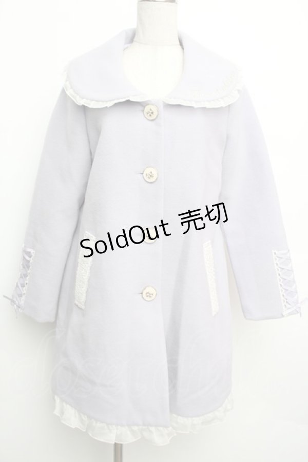 画像1: axes femme POETIQUE / 袖口レースアップコート  ラベンダー S-26-01-15-051-AX-CO-HR-ZS (1)