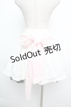 画像: BABY,THE STARS SHINE BRIGHT / ギンガムチェックリボンスカート  白 S-26-01-15-057-BA-SK-AS-ZS