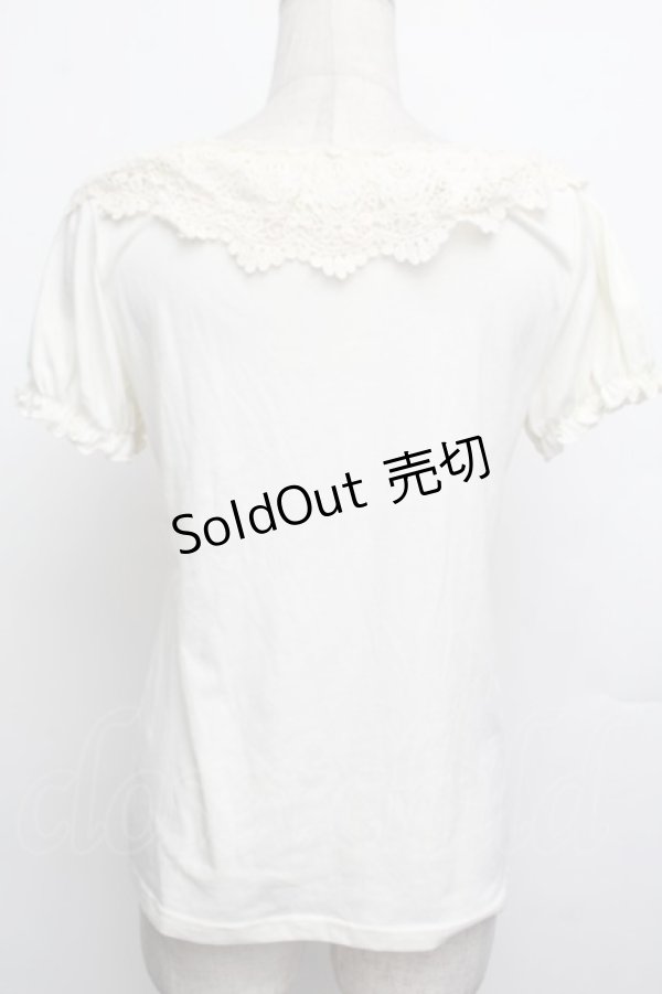 画像2: LIZ LISA / レース襟カットソー  オフ S-26-01-15-008-LO-TO-AS-ZS (2)
