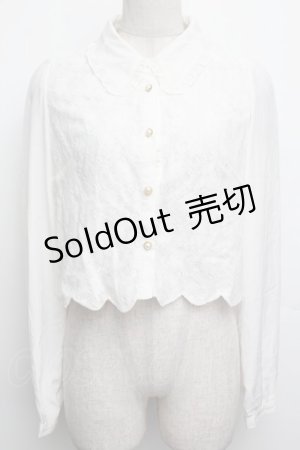 画像: LIZ LISA / ショートブラウス  白 S-26-01-15-012-LO-BL-AS-ZS