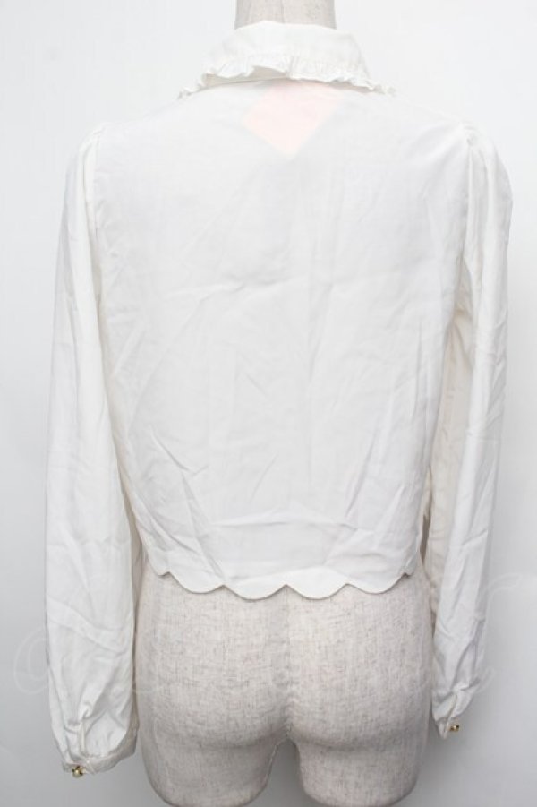 画像2: LIZ LISA / ショートブラウス  白 S-26-01-15-012-LO-BL-AS-ZS (2)