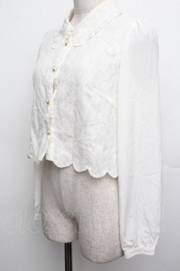 画像3: LIZ LISA / ショートブラウス  白 S-26-01-15-012-LO-BL-AS-ZS (3)