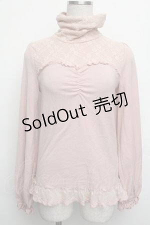 画像: LIZ LISA / ハイネックトップス  ピンク S-26-01-15-014-LO-TO-AS-ZS