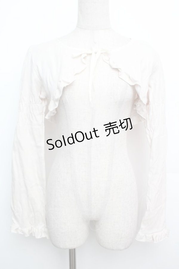 画像1: PEACE NOW / カットボレロ  オフ S-26-01-15-026-PU-TO-AS-ZS (1)