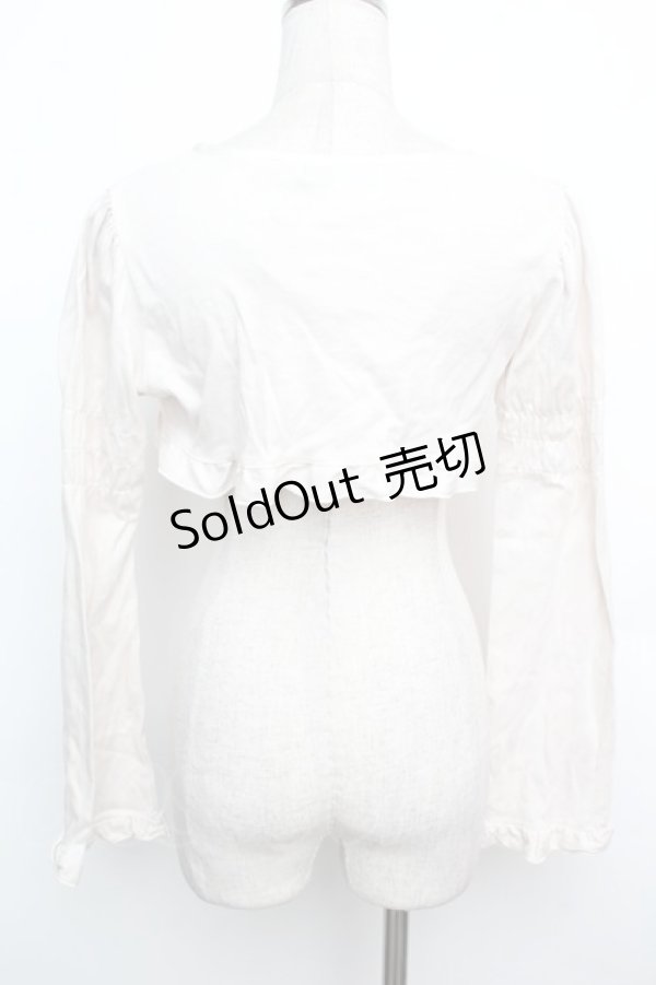 画像2: PEACE NOW / カットボレロ  オフ S-26-01-15-026-PU-TO-AS-ZS (2)