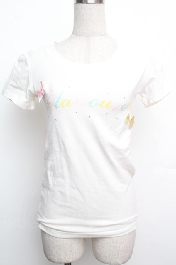 画像1: LIZ LISA / プリントTシャツ  白 S-26-01-15-028-LO-TS-AS-ZS (1)