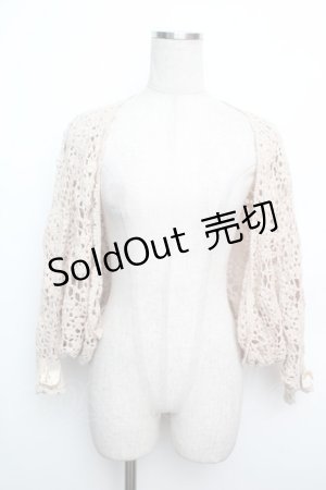 画像: LIZ LISA / /ニットボレロ  ベージュ S-26-01-15-034-LO-TO-AS-ZS