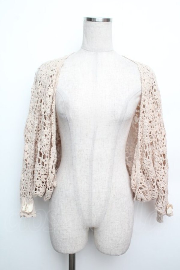 画像1: LIZ LISA / /ニットボレロ  ベージュ S-26-01-15-034-LO-TO-AS-ZS (1)
