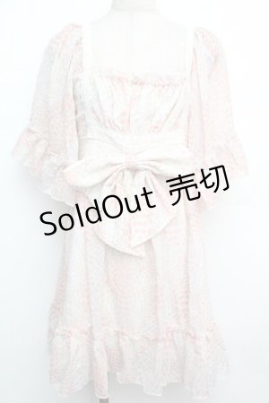 画像: LIZ LISA / 花柄シフォンチュニック  ピンク S-26-01-15-036-LO-TO-AS-ZS